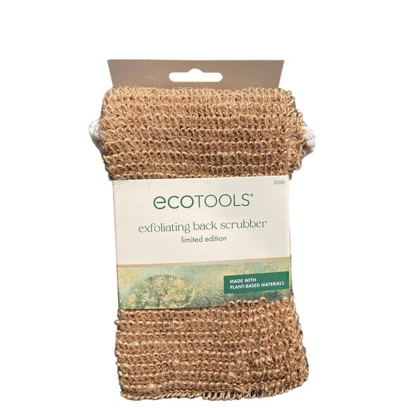 New EcoTools Exfoliating Back Scrubber Jute Made w/Plant Based Materials 5"wide - Picture 1 of 3